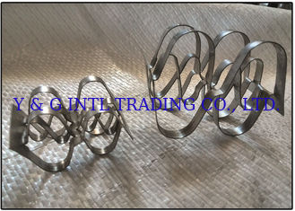 Super metalowy pierścień Raschig Podwójny metalowy pierścień sprzężony o wysokiej wydajności separacji
