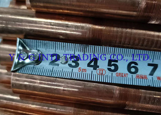 KL Fin Type Heat Exchanger Cupro Nickel Fined Tube In Silver With Bare Tube Copper Nickel Alloy (Płyn miedzianikowej i niklu)